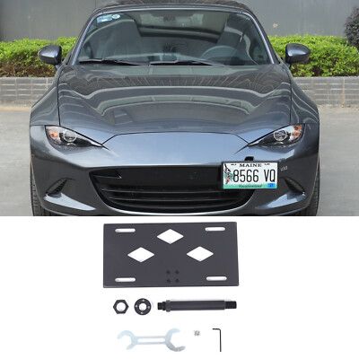 Aluminum For Mazda MX-5 Miata ND 2016-2024 Car Front License Plate ...