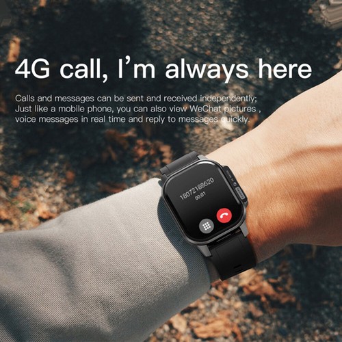 4G Android Smart Watch Large Screen SIM Card Slot GPS 2+16GB 1000mAh Smartwatch - Picture 4 of 14