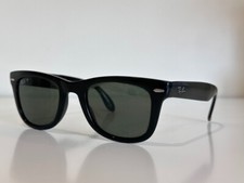 Ray Ban RB 4105 601/58 Square Folding Wayfarer Black Gray Sunglasses 50-22 3P