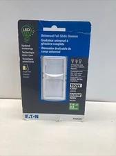 Eaton Universal Full Slide Dimmer Single Pole FSUL06 120V 150W LED NEW