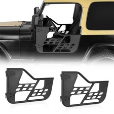 Steel Half Door Offroad Tubular Trail Doors For 1976-1995 Jeep Wrangler YJ CJ-7