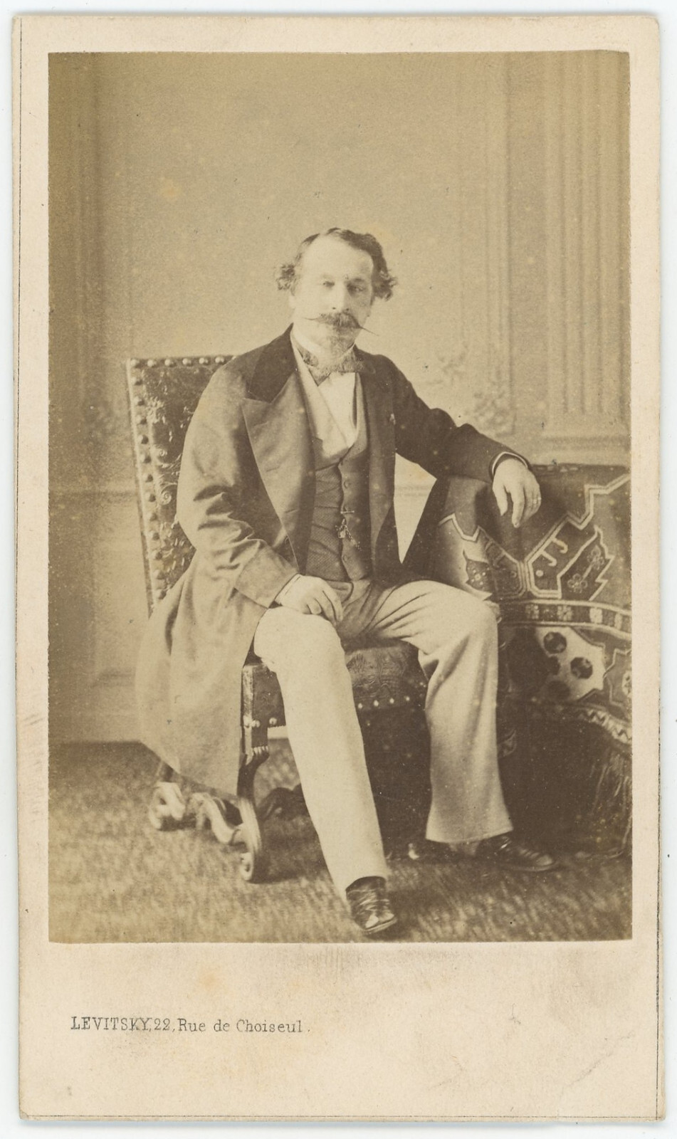 CDV Circa 1860. L'em Pereur Napoleon III Von Levitsky IN Paris eBay
