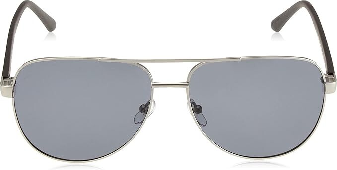 MotorSport BS0028 17D Серебристая поляризованная металлическая оправа солнцезащитных очков-авиаторов 62-15-140 29390₽