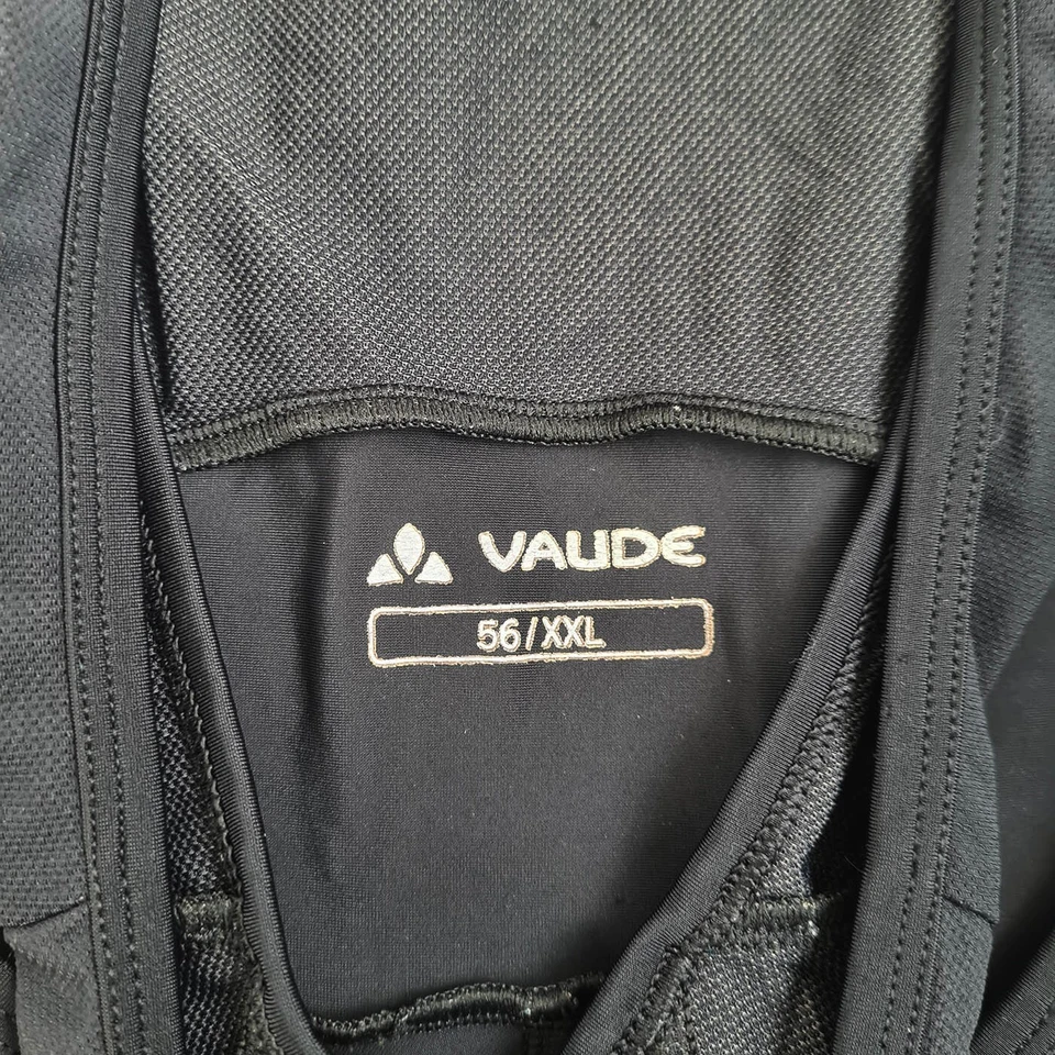 Culotte con tirantes de ciclismo acolchado Vaude para hombre talla 56/XXL bicicleta de compresión negro Foto 3 de 4