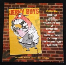 THE JERKY BOYS, 1995 MOVIE SOUNDTRACK RECORD STORE ALBUM SLICK/POSTER DISPLAY AD