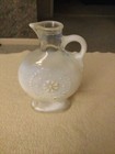 Vtg Jim Beam Royal Opal Milk Glass Decanter, White, Uncommon — photo 1