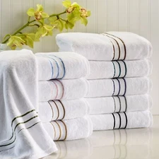 Turkish Cotton Solid Hotel Collection Towel Set Washcloth Face Hand Bath Towels