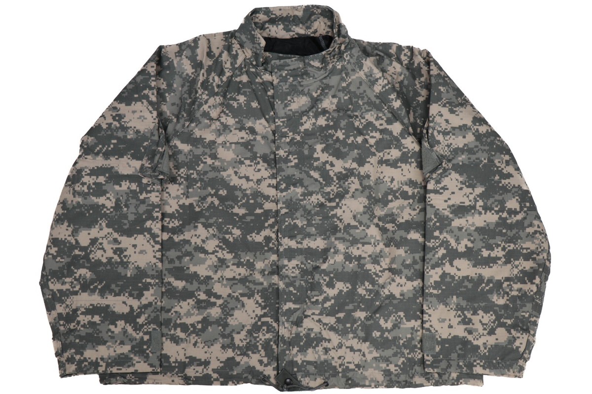 US Military ACU Chemical Protective Jacket W Hood Overgarment NFR