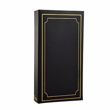 Arpan '6x4' Plain Photo Album with 300 Pockets- Ideal Gift  -Black AL-9810
