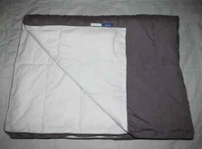 CASPER for AMERICAN AIRLINES first class duvet blanket gray travel couch throw