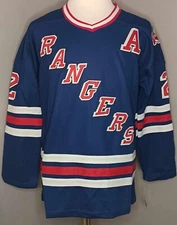 Brian Leetch New York Rangers Blue "1994 Stanley Cup Throwback" CCM NHL Jersey
