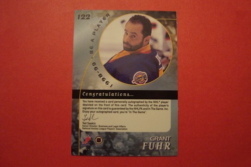 1998/99 BAP Signature Series Grant Fuhr Autograph tsb18 - Picture 2 of 4