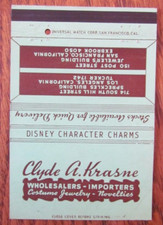ROYAL FLASH MATCHBOOK COVER: CLYDE KRASNE JEWELERS LOS ANGELES SAN FRANCISCO B19