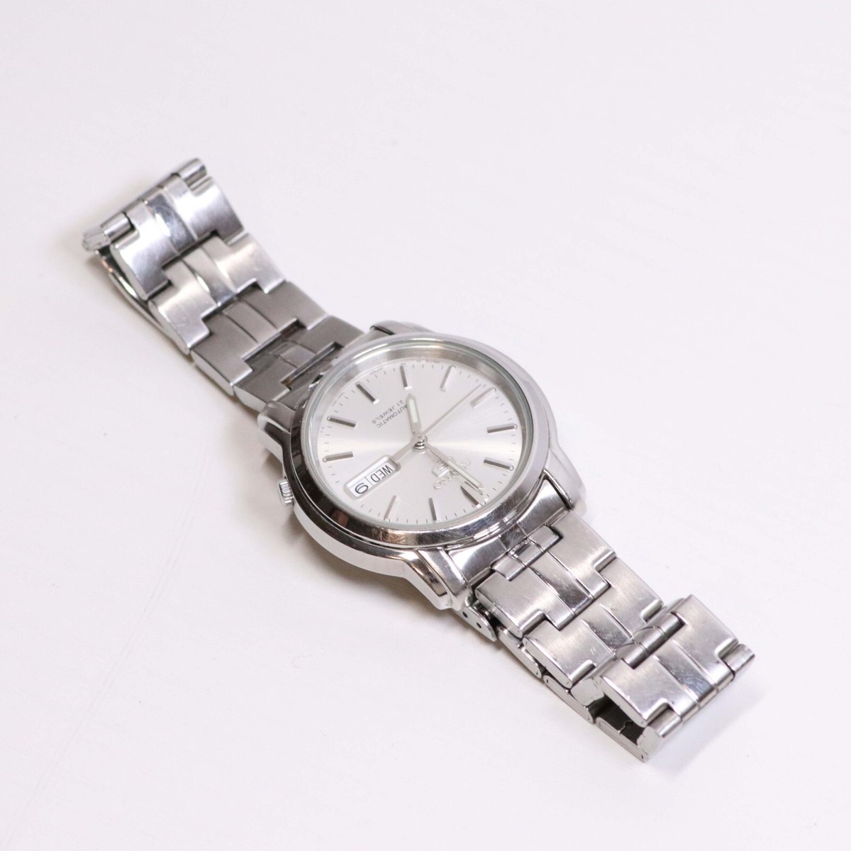 EXC+5*SEIKO 5 7S26-03S0 21J Day/Date Gray Dial AUTOMATIC