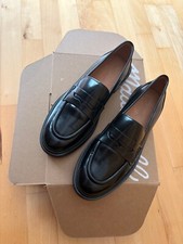 Women's Madewell Vernon Loafer in Leather in True Black, Size 8.5
