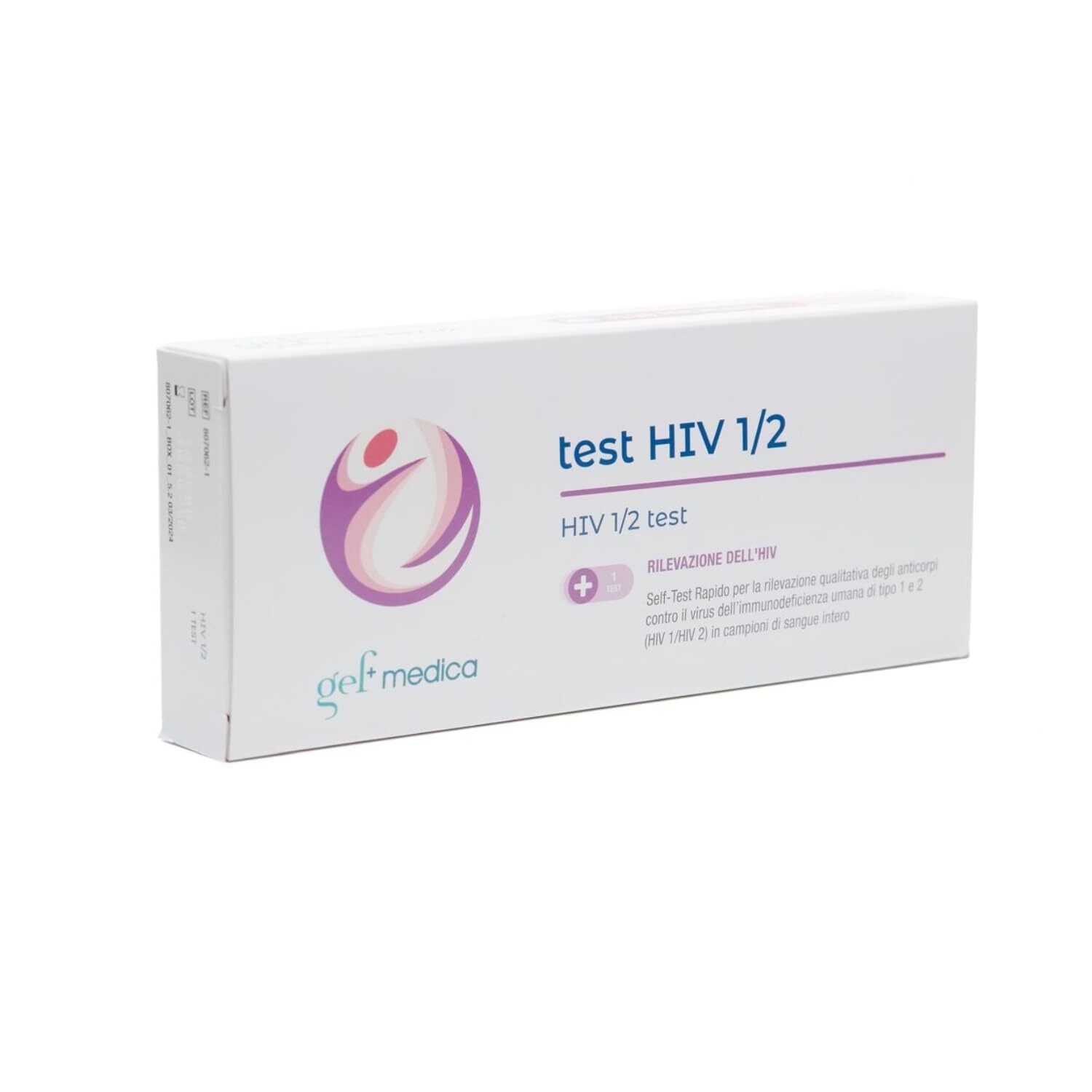 gef+medica | Test HIV 1 Kit Rapido per Autotest HIV Test Malattia (h2g)