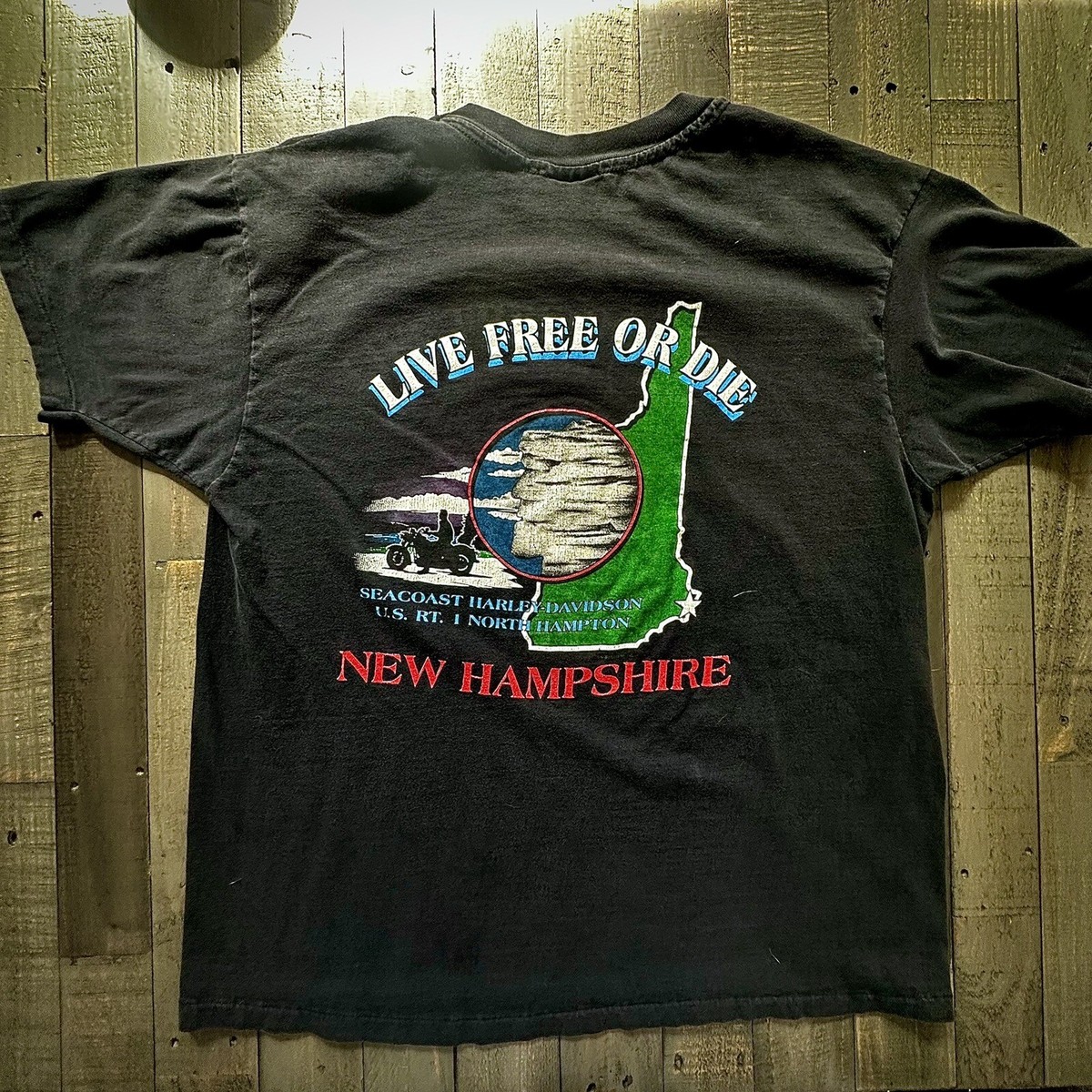 True Vintage Harley Davidson Shirt Xl Strong Survive Bear Single