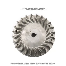 NonHemi Cast Aluminum 10kRPM Flywheel For Predator 212cc 196cc 224cc 69736 69730