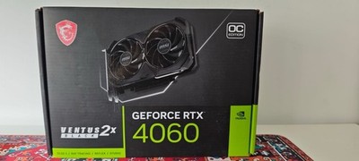 MSI NVIDIA GeForce RTX 4060 VENTUS 2X Black OC 8GB GDDR6 HDMI/DP