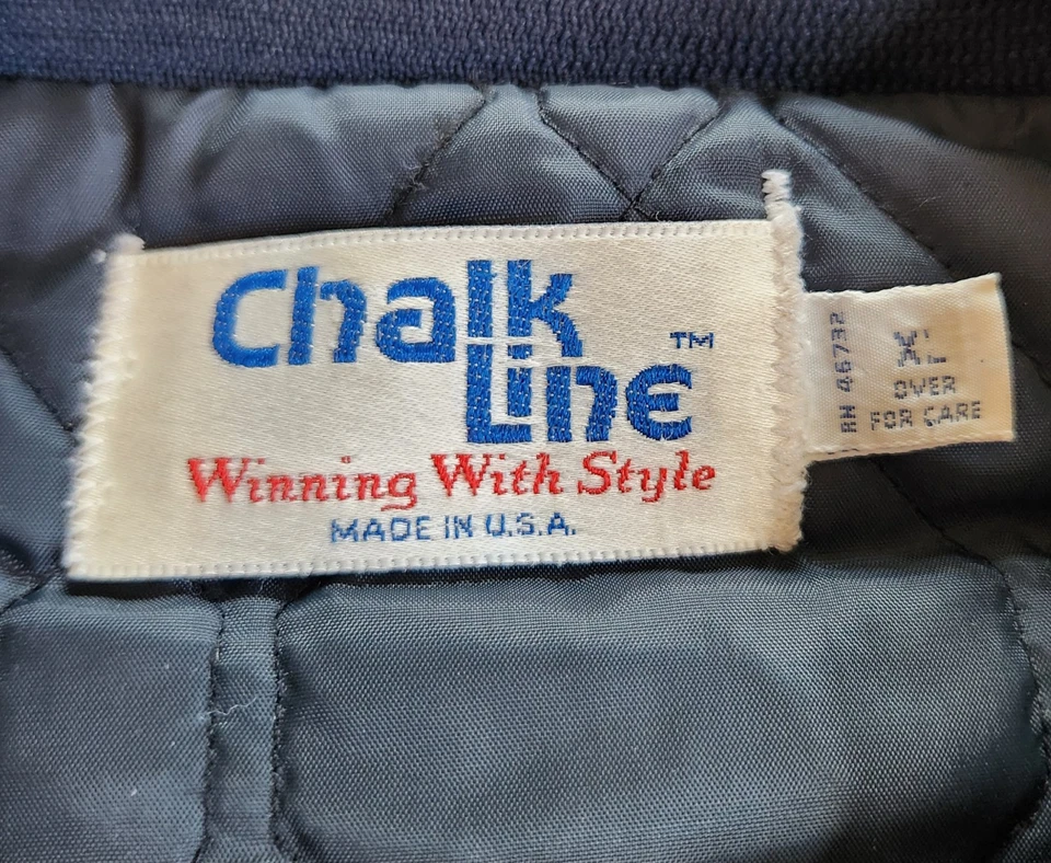Chaqueta de Colección Chalk Line UTC M/L Universidad Tennessee Chattanooga Años 80 Hecha en EE. UU. Foto 3 de 4