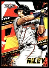 Austin Riley 2022 Topps Fire #163 Atlanta Braves FREE SHIPPING AutographDen