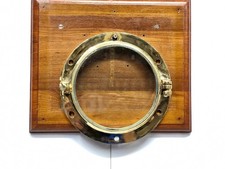 Solid Brass Antique Style Ship Porthole Window Maritime Nautical Home Decor