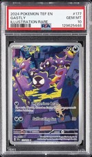 2024 POKEMON TEF EN-TEMPORAL FORCES ILLUSTRATION RARE #177 GASTLY PSA 10