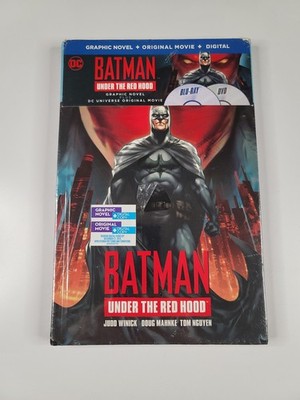 Batman: Under the Red Hood (Blu-ray/DVD 2-Disc) + Hard Cover Graphic Novel New
