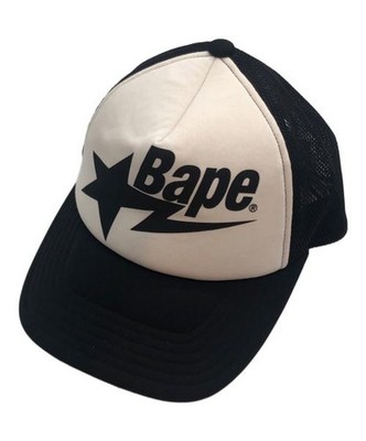 A BATHING APE                    VAPE STAP MESH CAP black