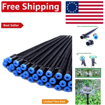 360° Adjustable Drip Emitters - 100PCS for Lawn and Patio Watering Solutions