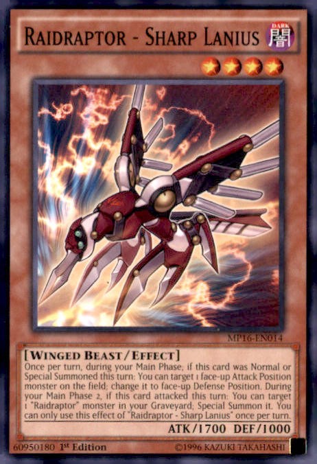2016 Mega-Tins Mega Pack #MP16-EN014 Raidraptor