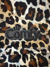 The Comfy Original Wearable Blanket Leopard Print Oversized Sherpa Fleece Lined