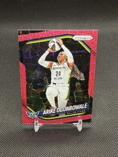 ARIKE OGUNBOWALE 2025-26 PANINI PRIZM WNBA PINK VELOCITY /79 #73 WINGS