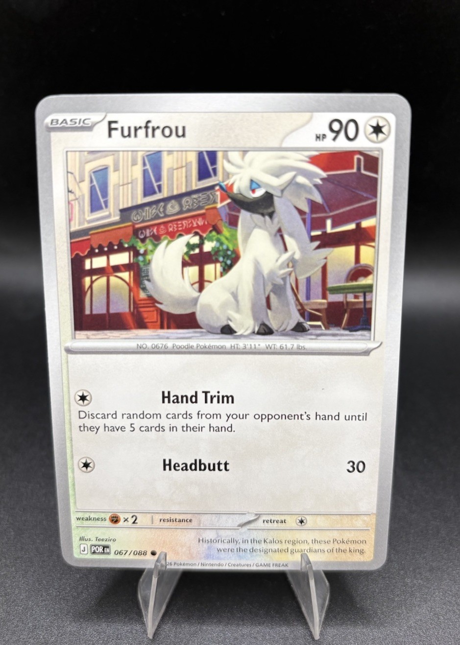 Furfrou 067/088 ME03: Perfect Order Pokemon TCG Regular NM/M