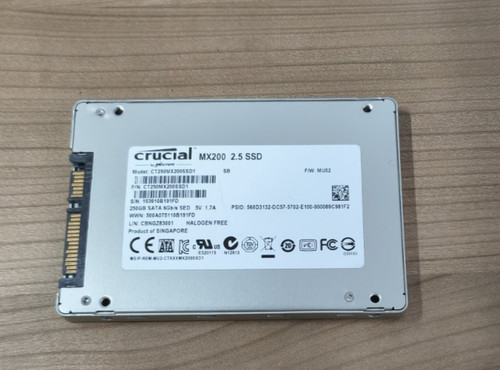 Crusial CT250MX200SSD1 250,0 GB SATA SSD