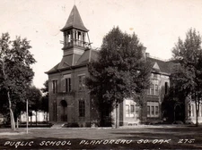 Flandreau SD South Dakota School RPPC Real Photo Postcard
