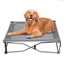 Cooling Elevated Pet Bed Portable Raised Dog Bed with Breathable Mesh