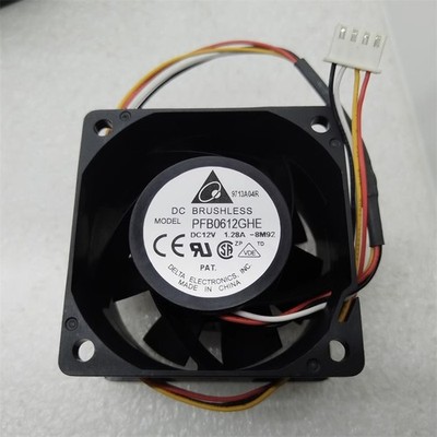 PFB0612GHE DC12V 1.28A 4-Wire Cooling Fan