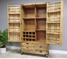Wooden Kitchen Pantry Larder storage Cupboard Unit