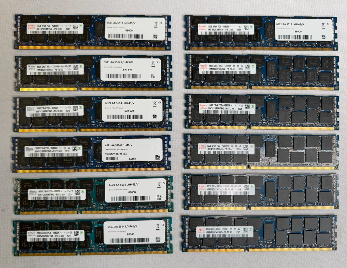 PC3-12800 (DDR3-1600) 16 GB ECC Network Server Memory (RAM) for