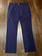 Vineyard Vines Fairway Pants Men 34x32 Navy Golf Performance Stretch Preppy