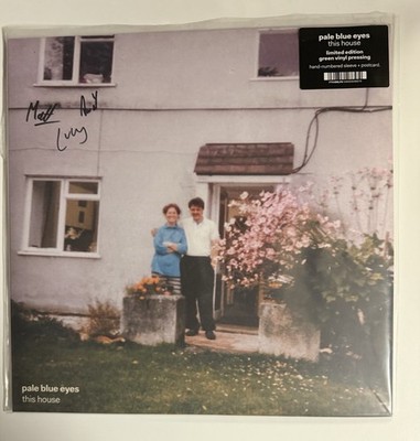 PALE BLUE EYES THIS HOUSE 12  Green Vinyl Signed Autographed
