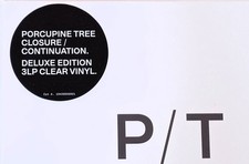 PORCUPINE TREE “Closure/Continuation” ~ deluxe box 3LP clear vinyl ~ sealed!
