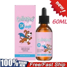 Collagen for Dogs, Supports Joint Relief  Healthy Skin Coat, Gut Health 60 ML