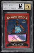 2005-06 Topps Chrome Chromographs /84 Julius Hodge #CH-JH BGS 8.5 Rookie Auto RC