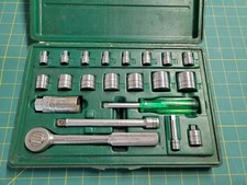 Vintage S-k Wayne 38 14 Socket Set In Green Case Made In Usa Vintage S-k Wayne 38 14 Socket Set In Green Case Made In Usa