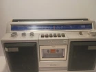 Sony STEREO CASSETTE-CORDER Vintage Boom Box Silver CFS-43 Tested