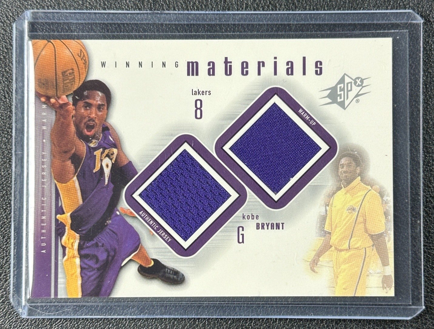 01-02 upper deck Kobe Bryant winning Materials