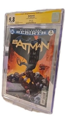 Batman #1 CGC 9.8 SS Signed David Finch - Tim Sale Variant - Rebirth Key