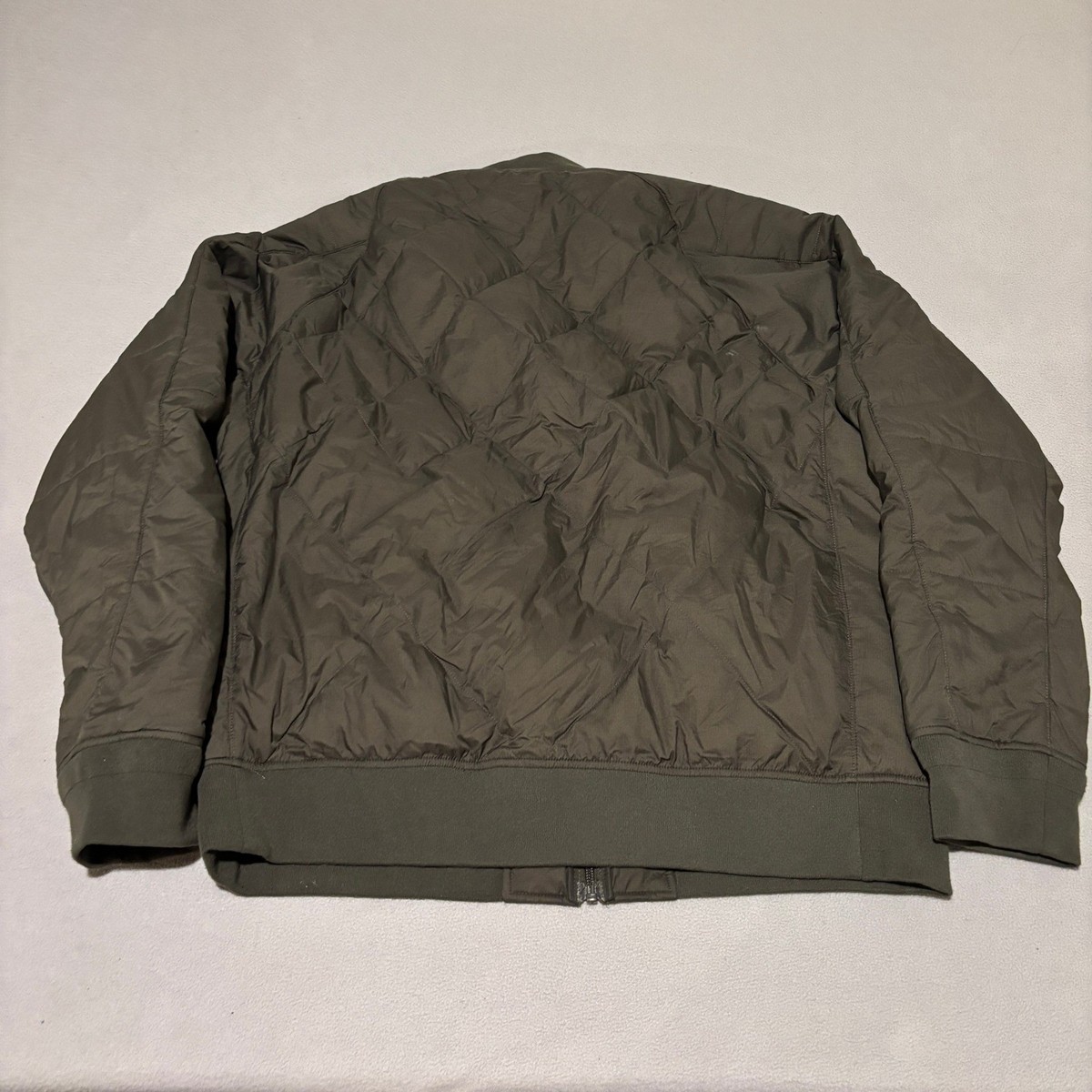 Uniqlo Mens White Mountaineering Recycled Hybrid Down Jacket Large Olive Green View 5